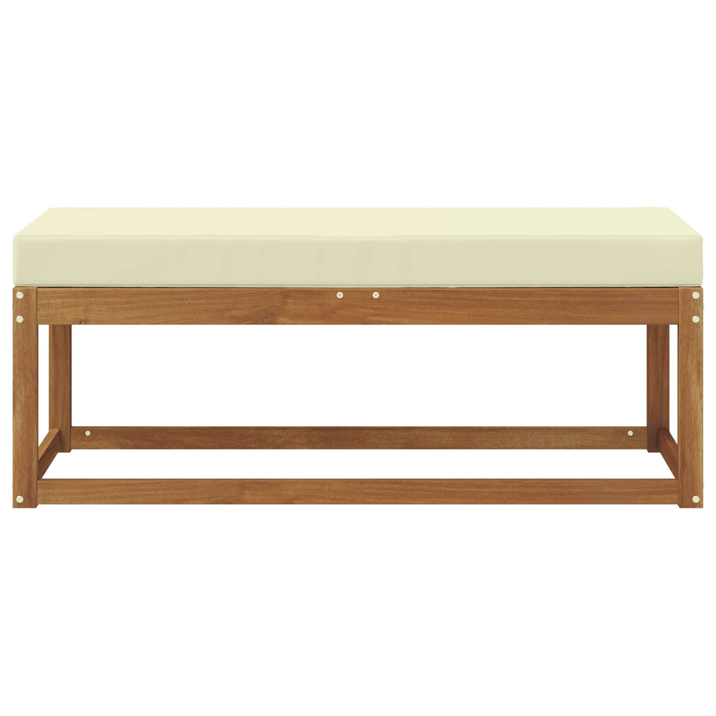 Buiten Krukbank met kussen Natuurlijk en Crème 115 x 43 x 45 cm is nu te koop bij PeponiXL, paradijselijk wonen!