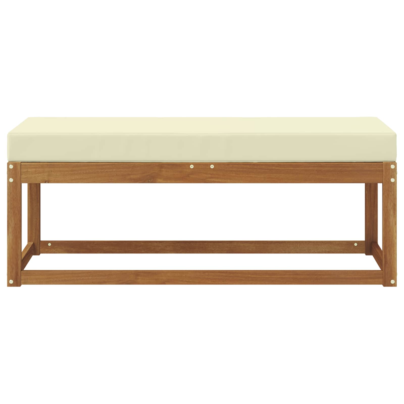 Buiten Krukbank met kussen Natuurlijk en Crème 115 x 43 x 45 cm is nu te koop bij PeponiXL, paradijselijk wonen!