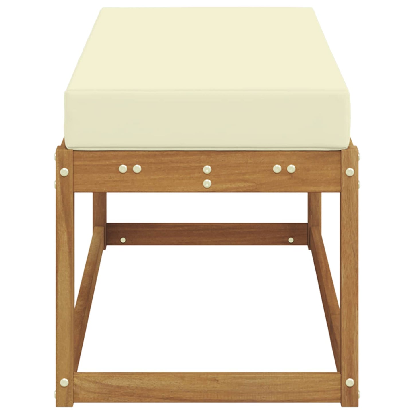 Buiten Krukbank met kussen Natuurlijk en Crème 115 x 43 x 45 cm is nu te koop bij PeponiXL, paradijselijk wonen!