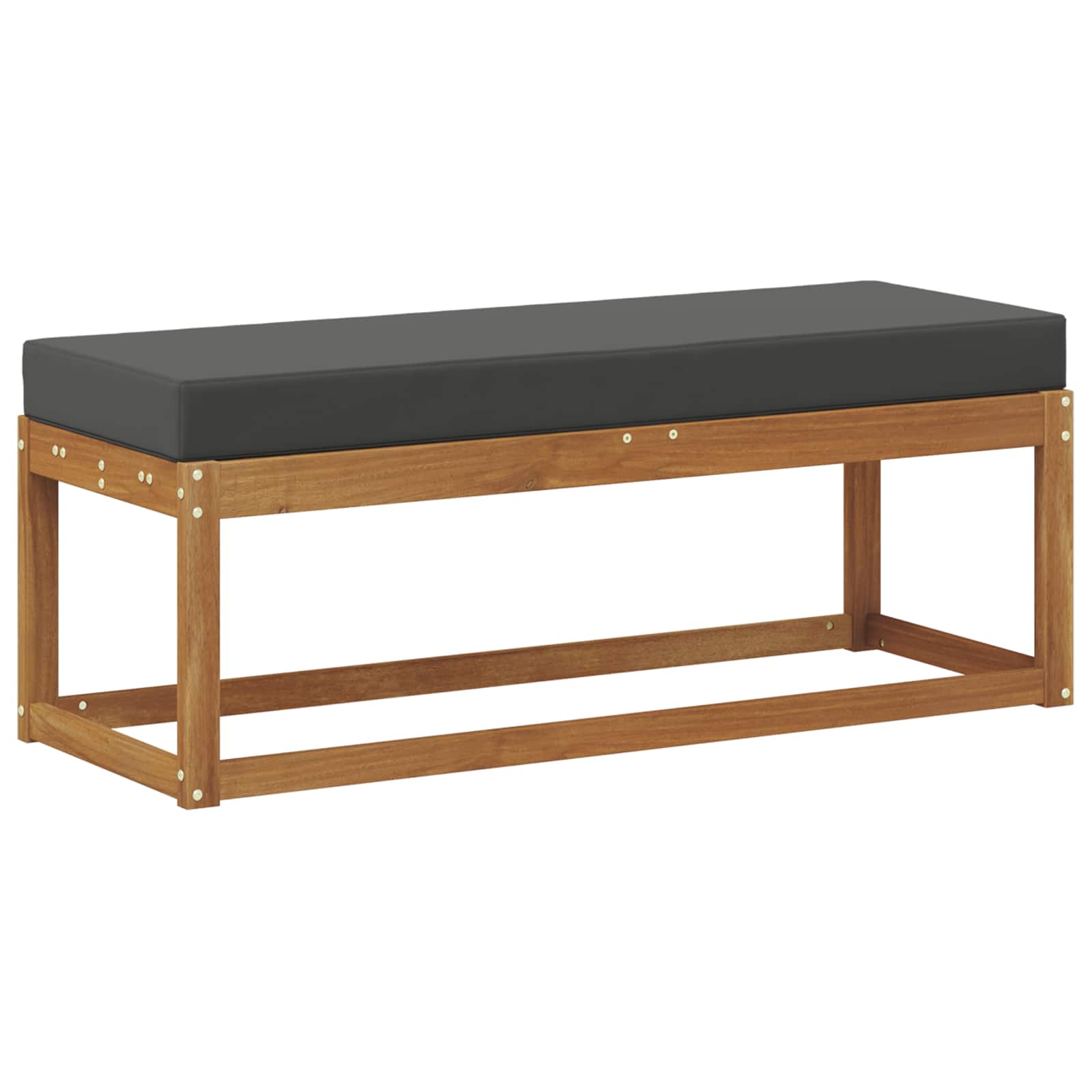 Buiten Krukbank Natuurlijk en Antraciet 115 x 43 x 45 cm is nu te koop bij PeponiXL, paradijselijk wonen!