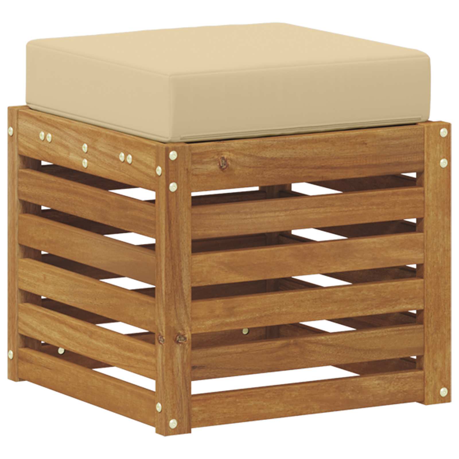 Buitenstoolbank Massief Acaciahout Naturel is nu te koop bij PeponiXL, paradijselijk wonen!