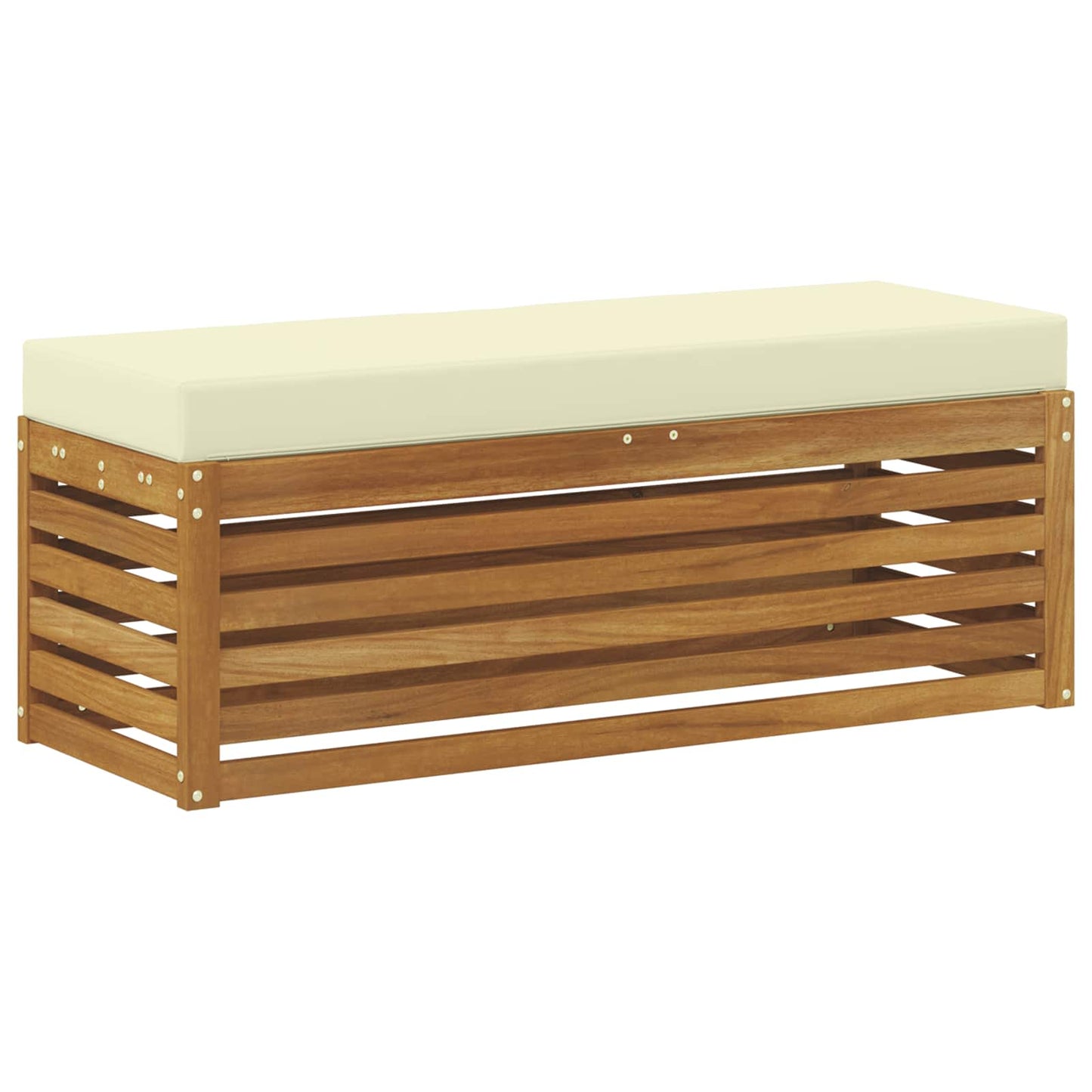 Buitenstoolbank Massief Acaciahout Naturel is nu te koop bij PeponiXL, paradijselijk wonen!