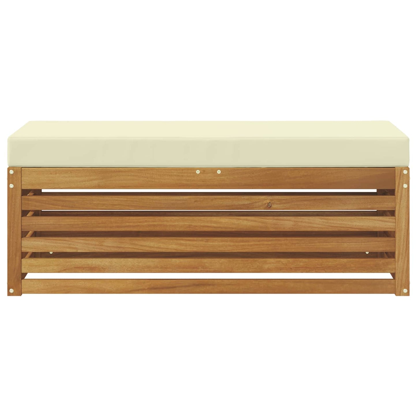 Buitenstoolbank Massief Acaciahout Naturel is nu te koop bij PeponiXL, paradijselijk wonen!
