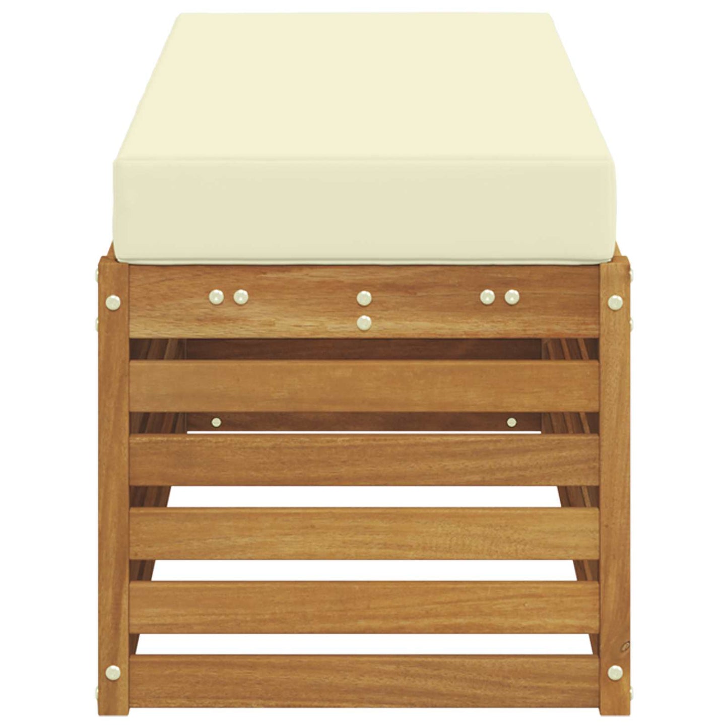Buitenstoolbank Massief Acaciahout Naturel is nu te koop bij PeponiXL, paradijselijk wonen!