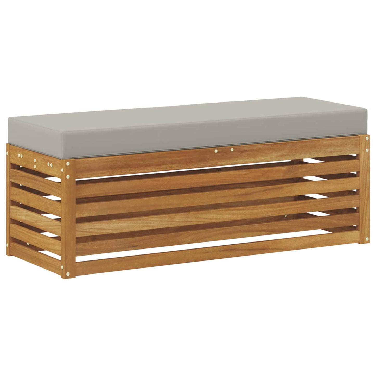Buitenstoolbank Massief Acaciahout Naturel is nu te koop bij PeponiXL, paradijselijk wonen!