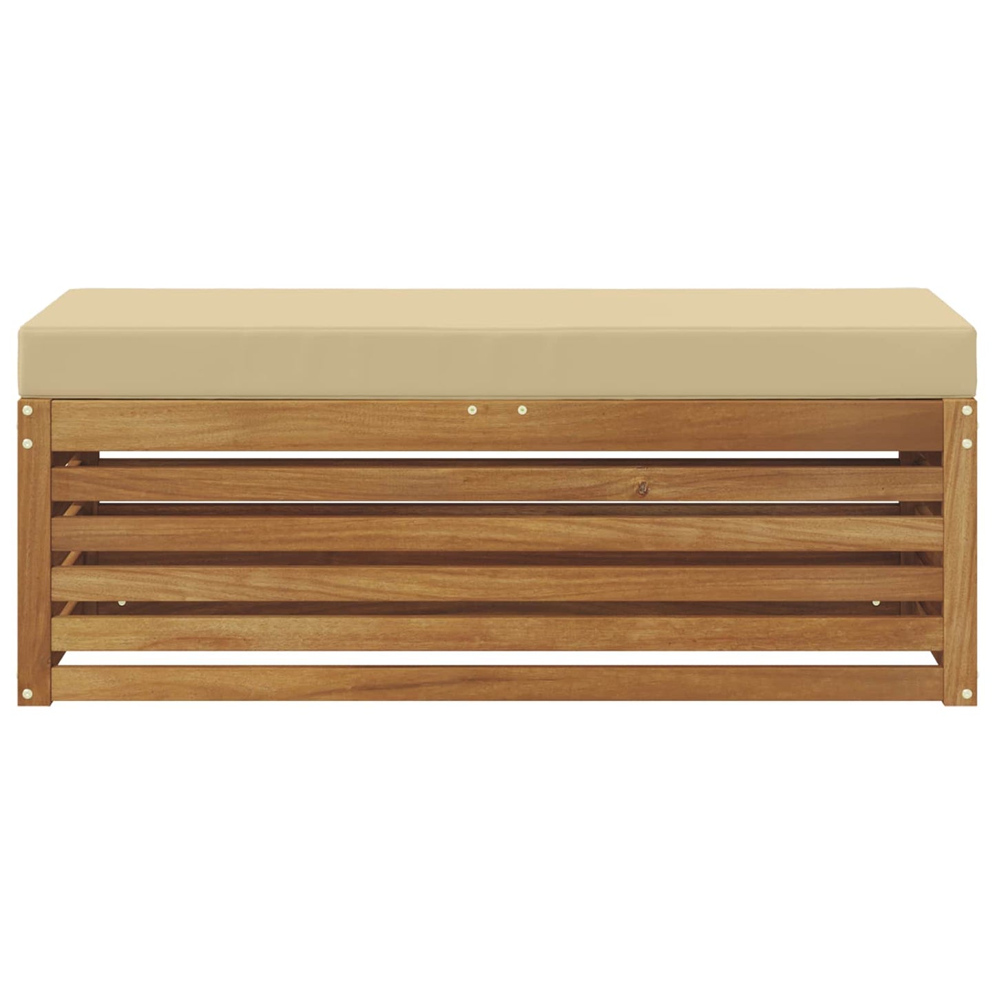 Buitenstoolbank Massief Acaciahout Naturel is nu te koop bij PeponiXL, paradijselijk wonen!