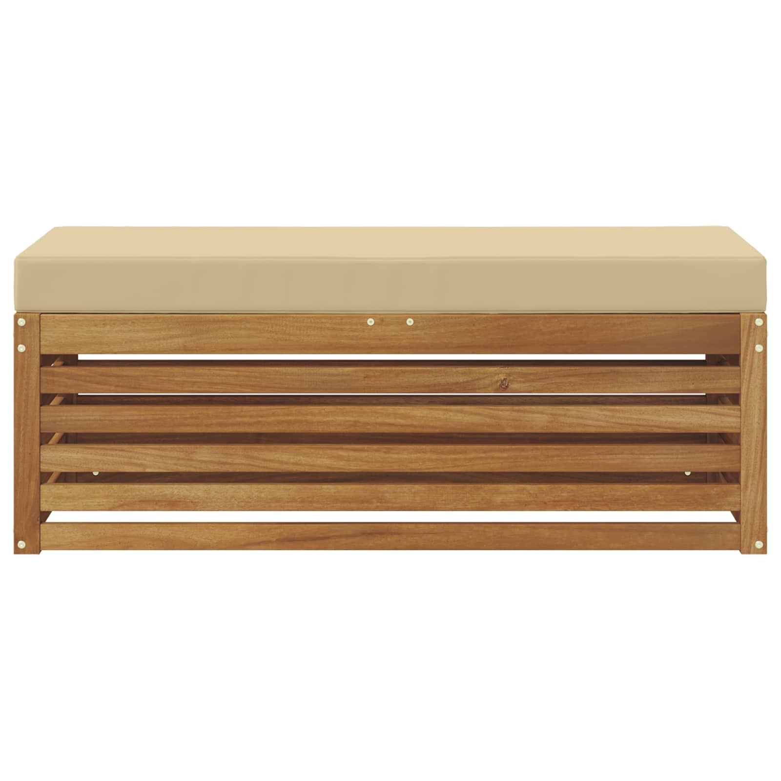 Buitenstoolbank Massief Acaciahout Naturel is nu te koop bij PeponiXL, paradijselijk wonen!