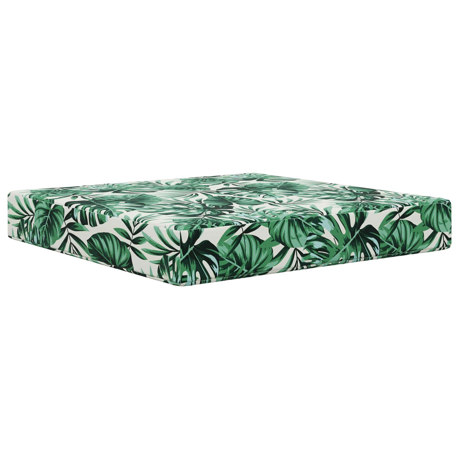 Buiten bankkussen Bladpatroon 60 x 60 x 8 cm Polyester is nu te koop bij PeponiXL, paradijselijk wonen!