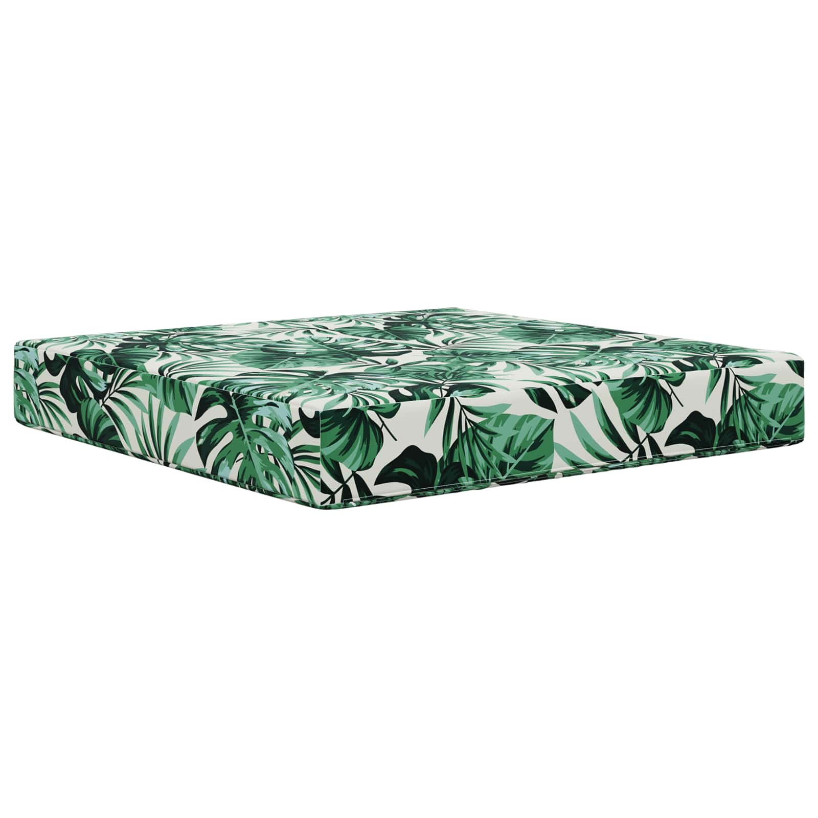 Buiten bankkussen Bladpatroon 60 x 60 x 8 cm Polyester is nu te koop bij PeponiXL, paradijselijk wonen!