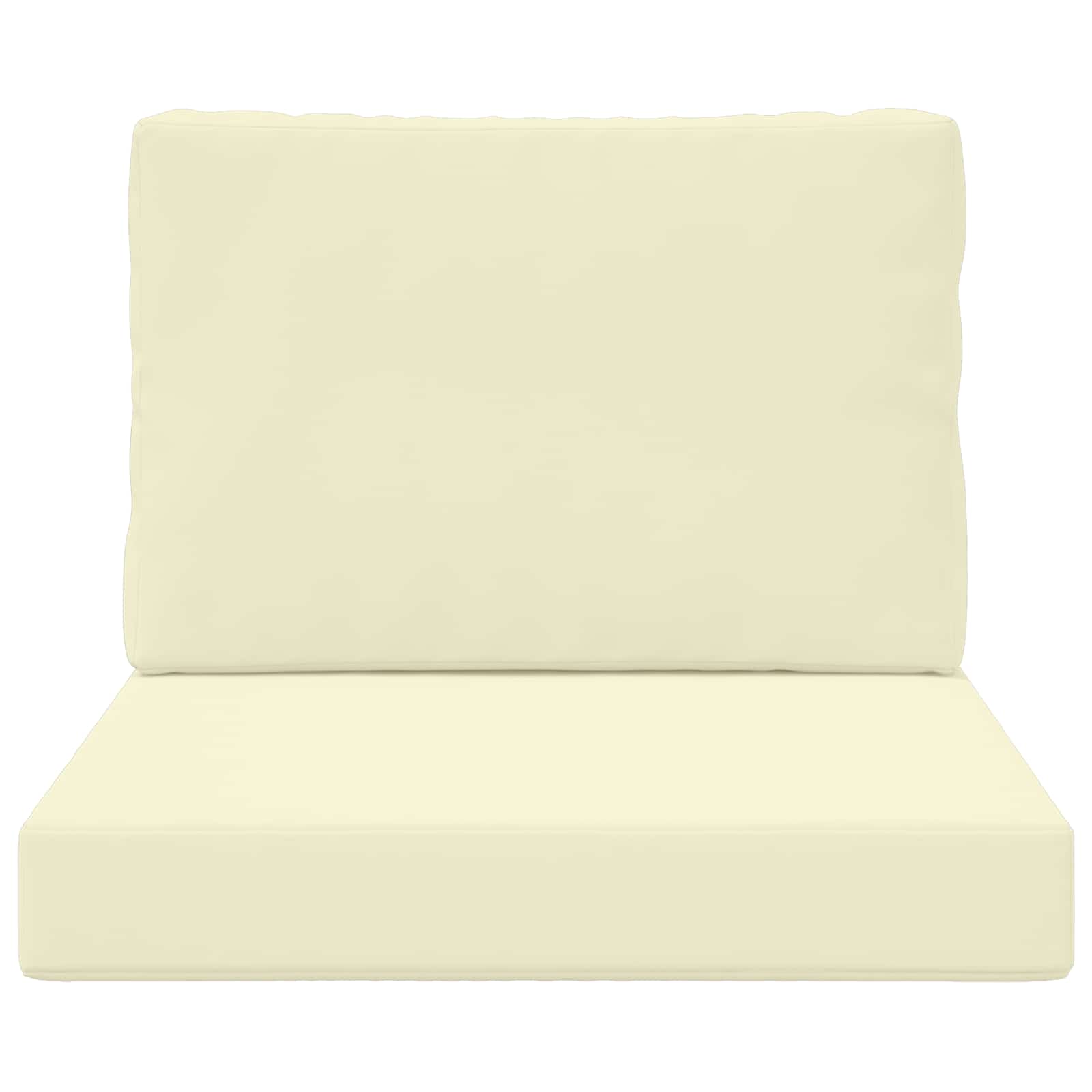 Buiten bankkussen 2 pcs Crème Polyester is nu te koop bij PeponiXL, paradijselijk wonen!
