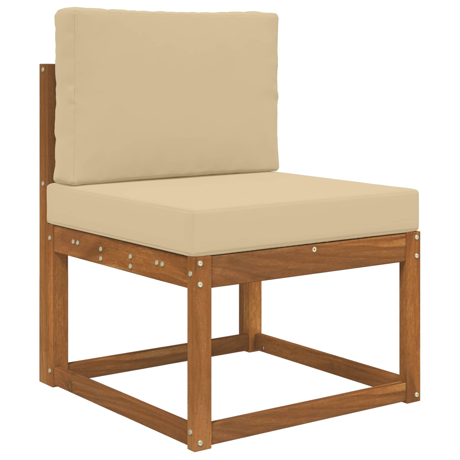 Buiten bankkussen 2 pcs Beige Polyester is nu te koop bij PeponiXL, paradijselijk wonen!