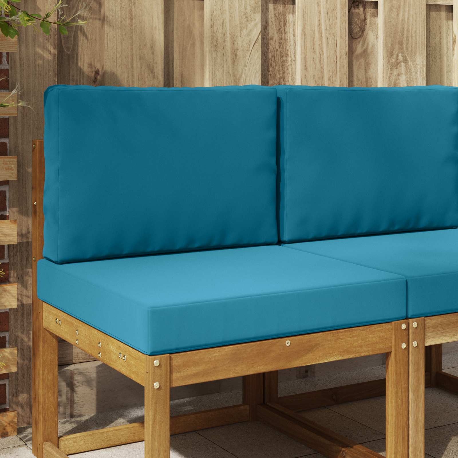 Buiten bankkussen 2 pcs Koninklijk Blauw Polyester is nu te koop bij PeponiXL, paradijselijk wonen!