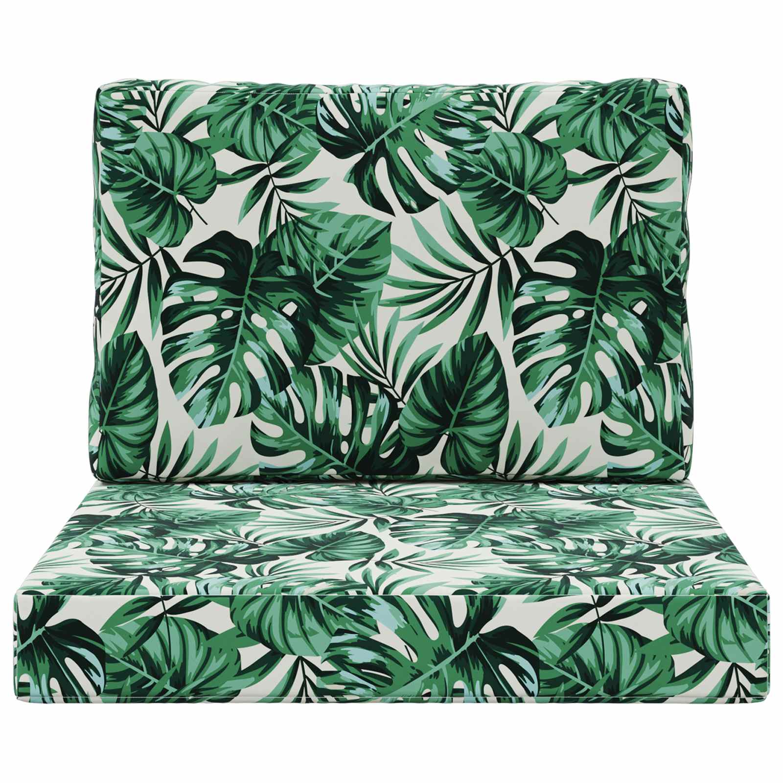 Buiten bankkussen 2 pcs Bladpatroon Polyester is nu te koop bij PeponiXL, paradijselijk wonen!