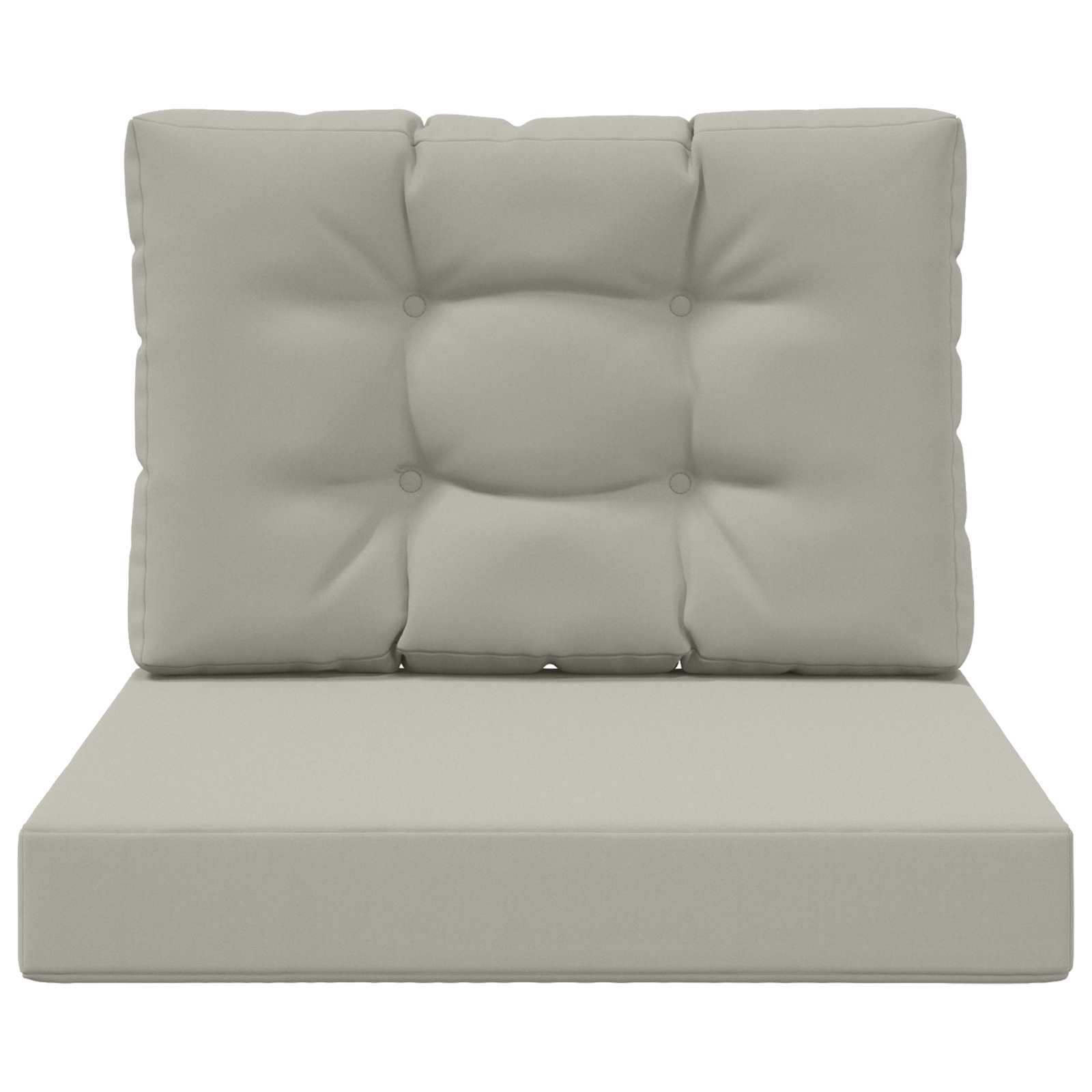 Buiten bankkussen 2 pcs Grijs Polyester is nu te koop bij PeponiXL, paradijselijk wonen!