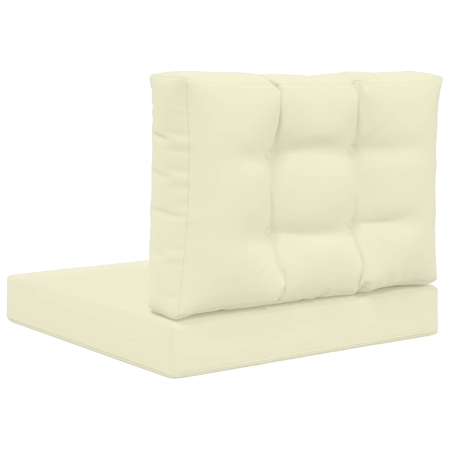 Buiten bankkussen 2 pcs Crème Polyester is nu te koop bij PeponiXL, paradijselijk wonen!