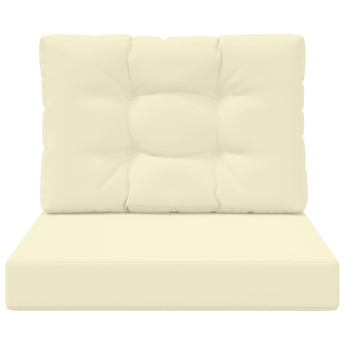 Buiten bankkussen 2 pcs Crème Polyester is nu te koop bij PeponiXL, paradijselijk wonen!