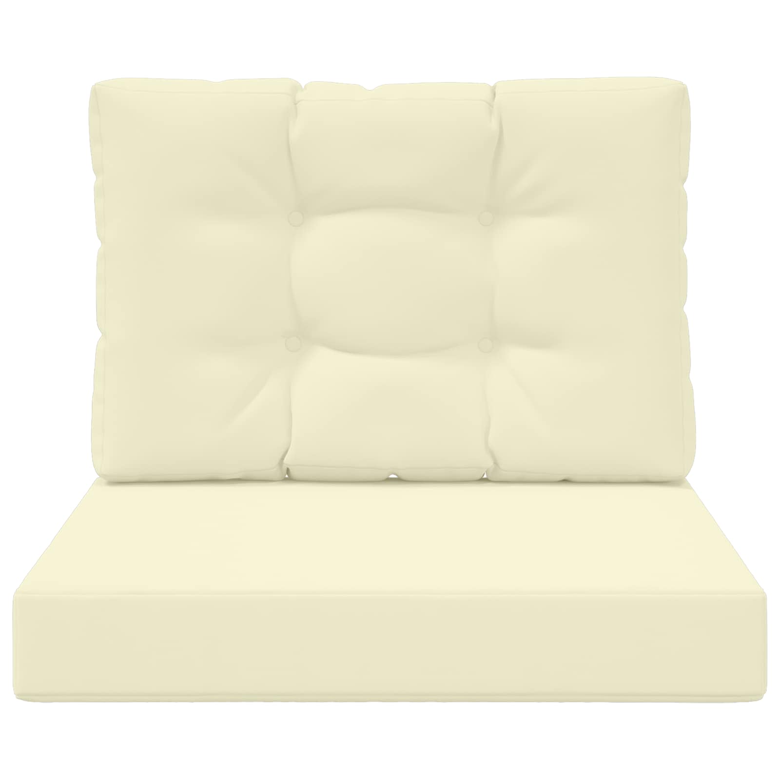 Buiten bankkussen 2 pcs Crème Polyester is nu te koop bij PeponiXL, paradijselijk wonen!