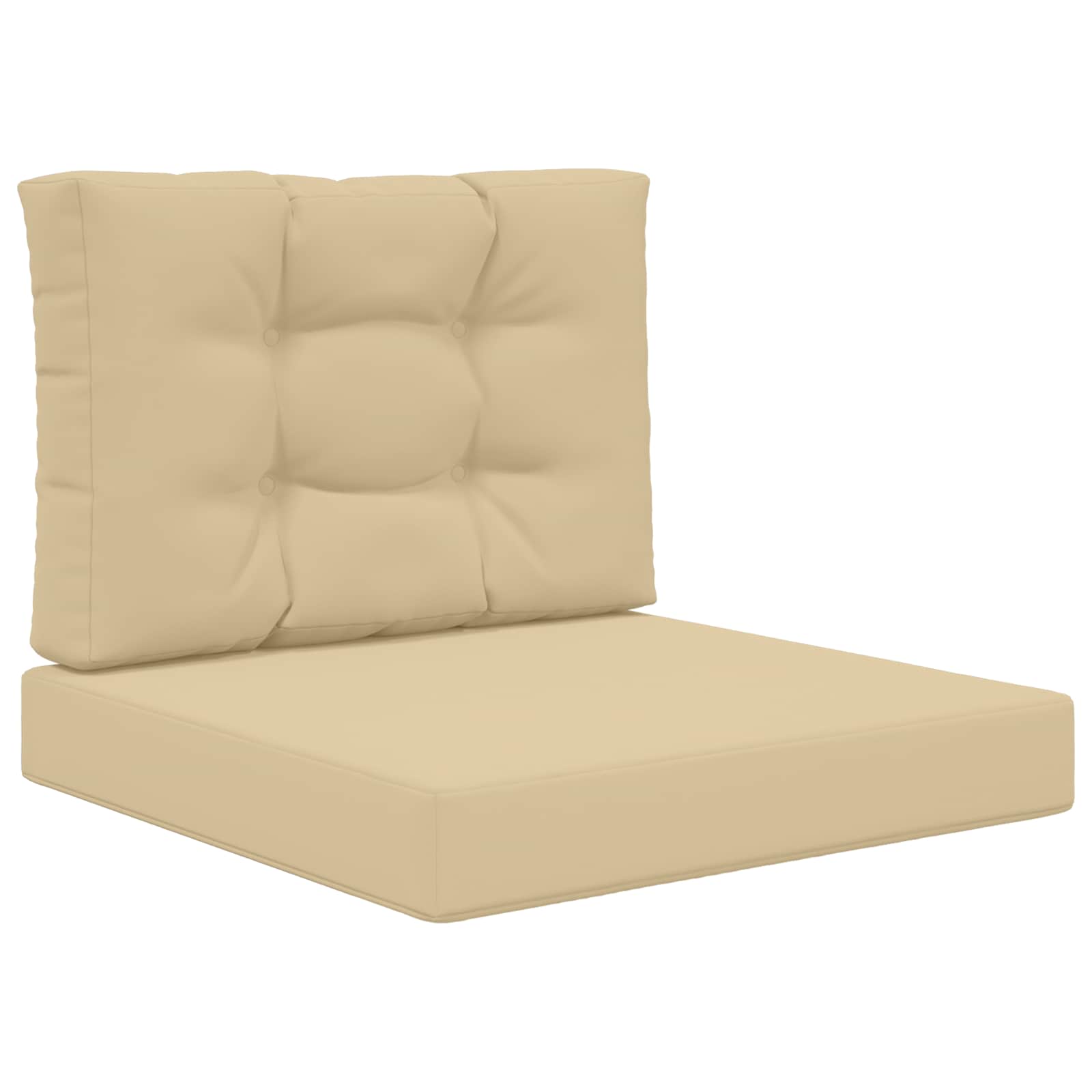 Buiten bankkussen 2 pcs Beige Polyester is nu te koop bij PeponiXL, paradijselijk wonen!