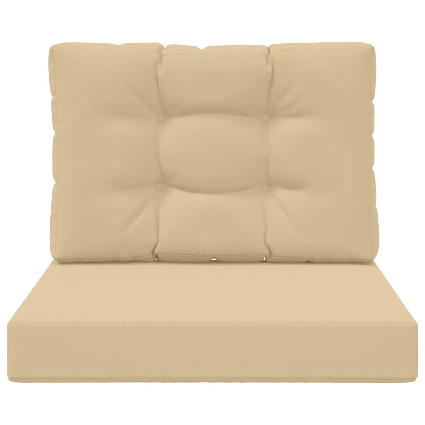 Buiten bankkussen 2 pcs Beige Polyester is nu te koop bij PeponiXL, paradijselijk wonen!
