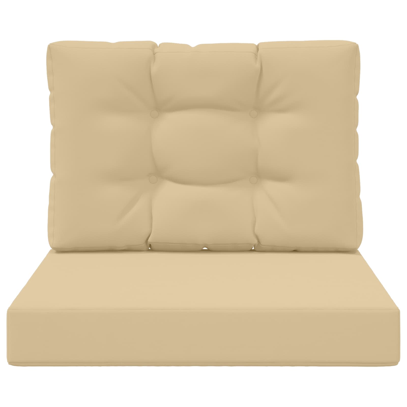 Buiten bankkussen 2 pcs Beige Polyester is nu te koop bij PeponiXL, paradijselijk wonen!
