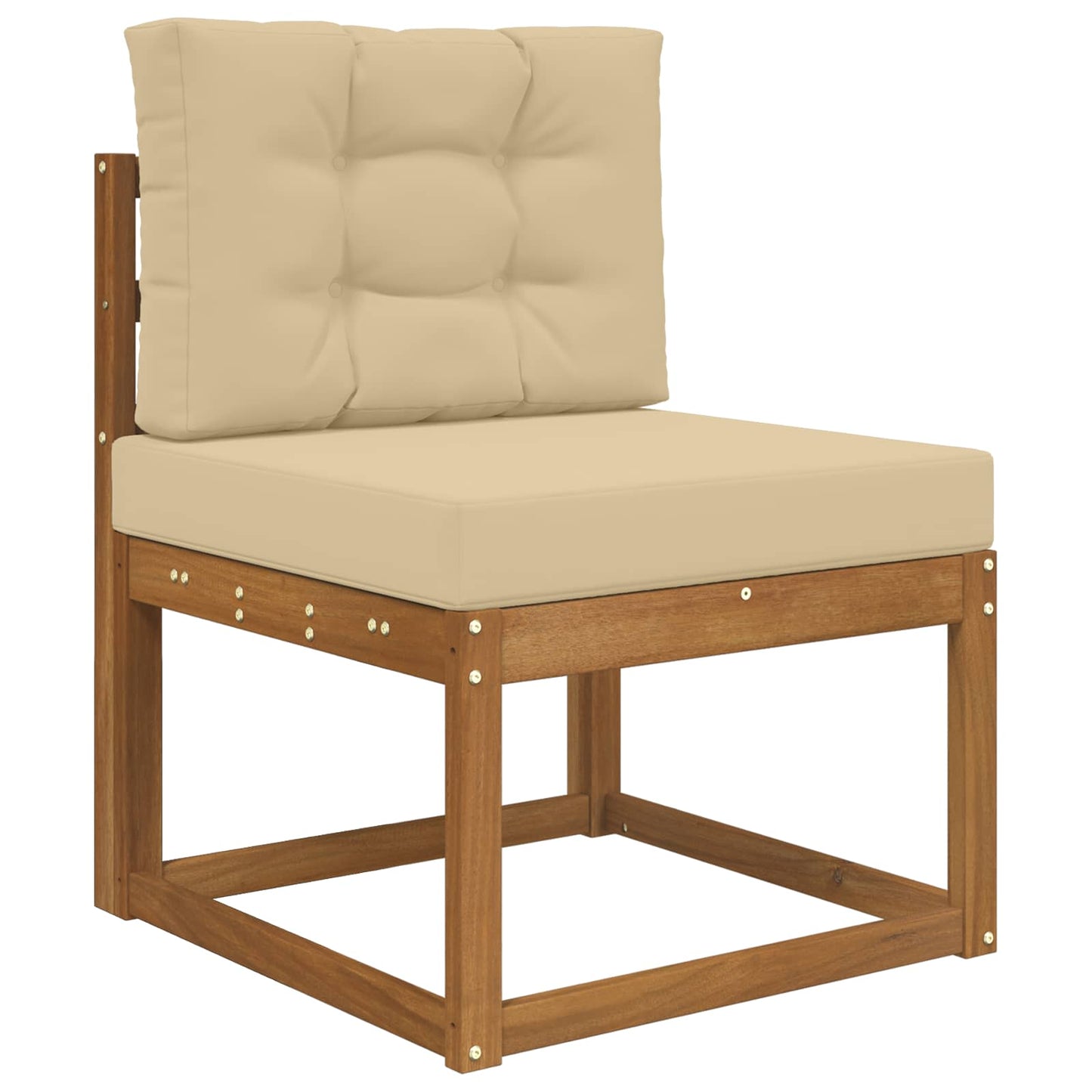 Buiten bankkussen 2 pcs Beige Polyester is nu te koop bij PeponiXL, paradijselijk wonen!