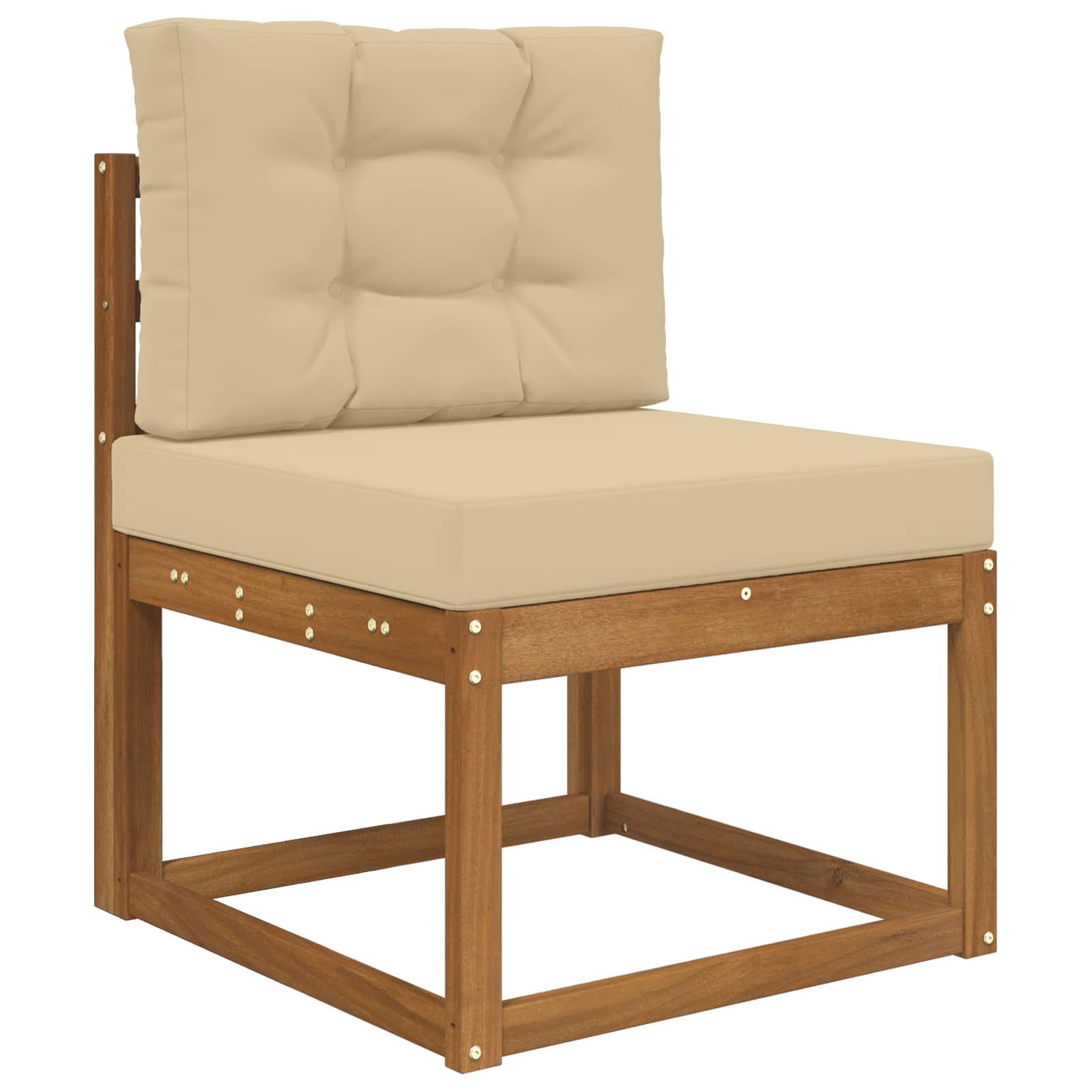 Buiten bankkussen 2 pcs Beige Polyester is nu te koop bij PeponiXL, paradijselijk wonen!