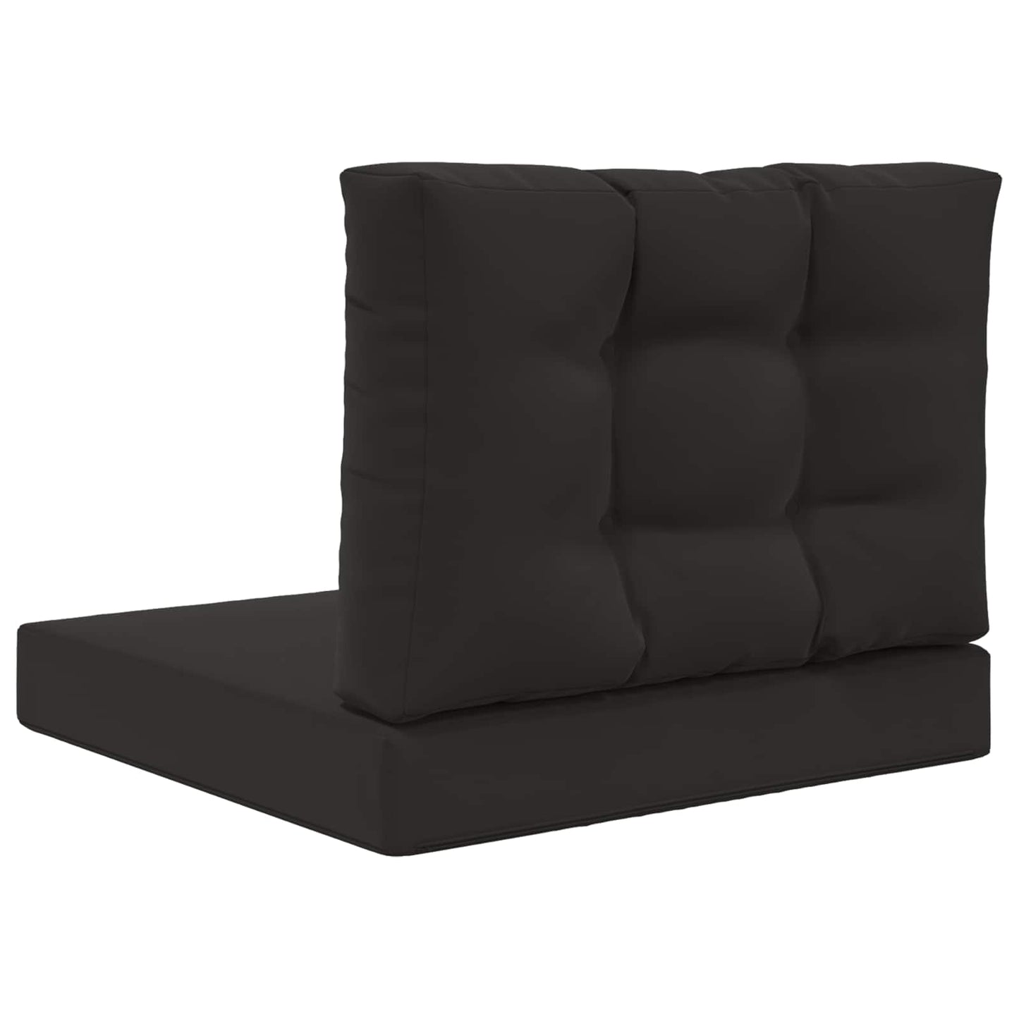 Buiten bankkussen 2 pcs Zwart Polyester is nu te koop bij PeponiXL, paradijselijk wonen!