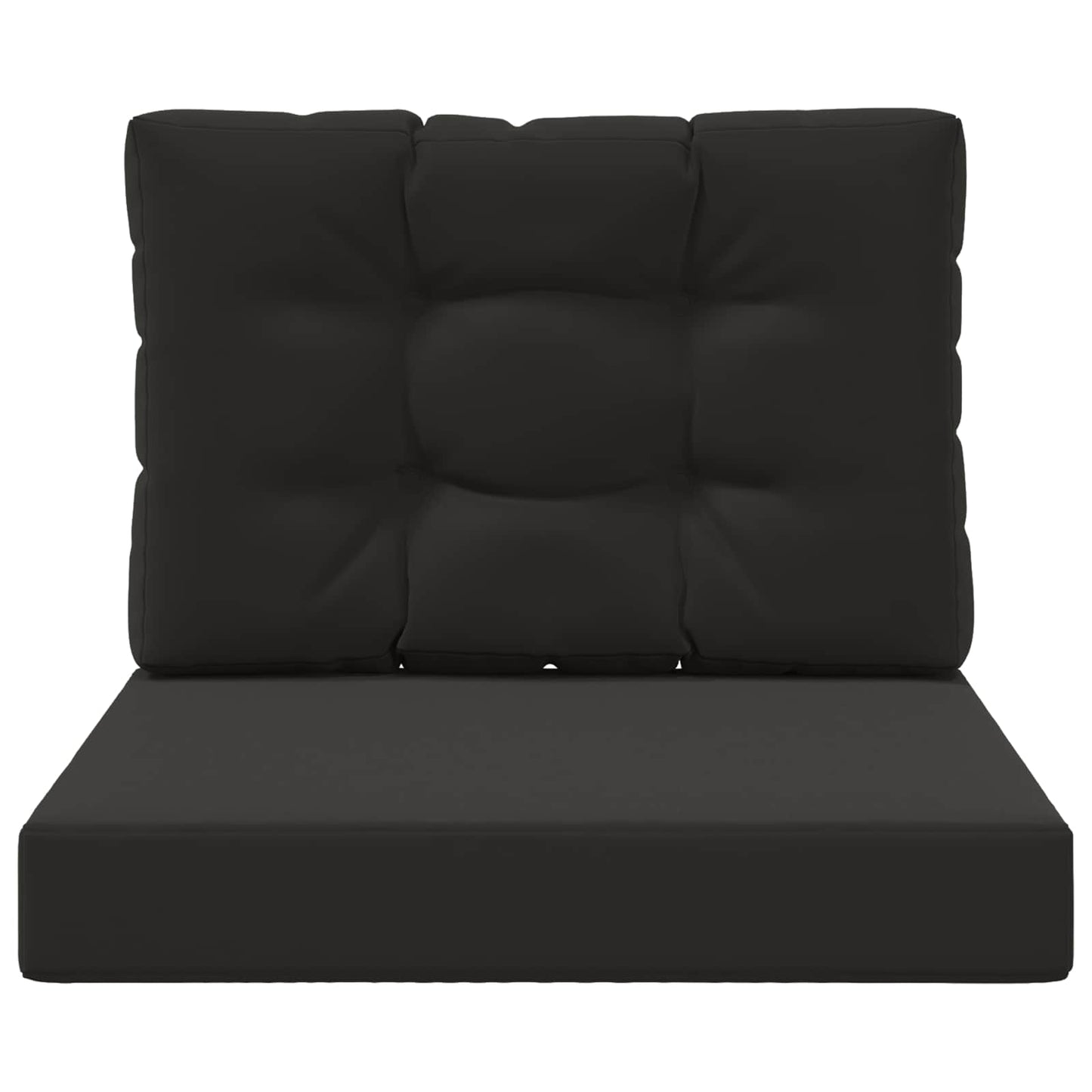 Buiten bankkussen 2 pcs Zwart Polyester is nu te koop bij PeponiXL, paradijselijk wonen!