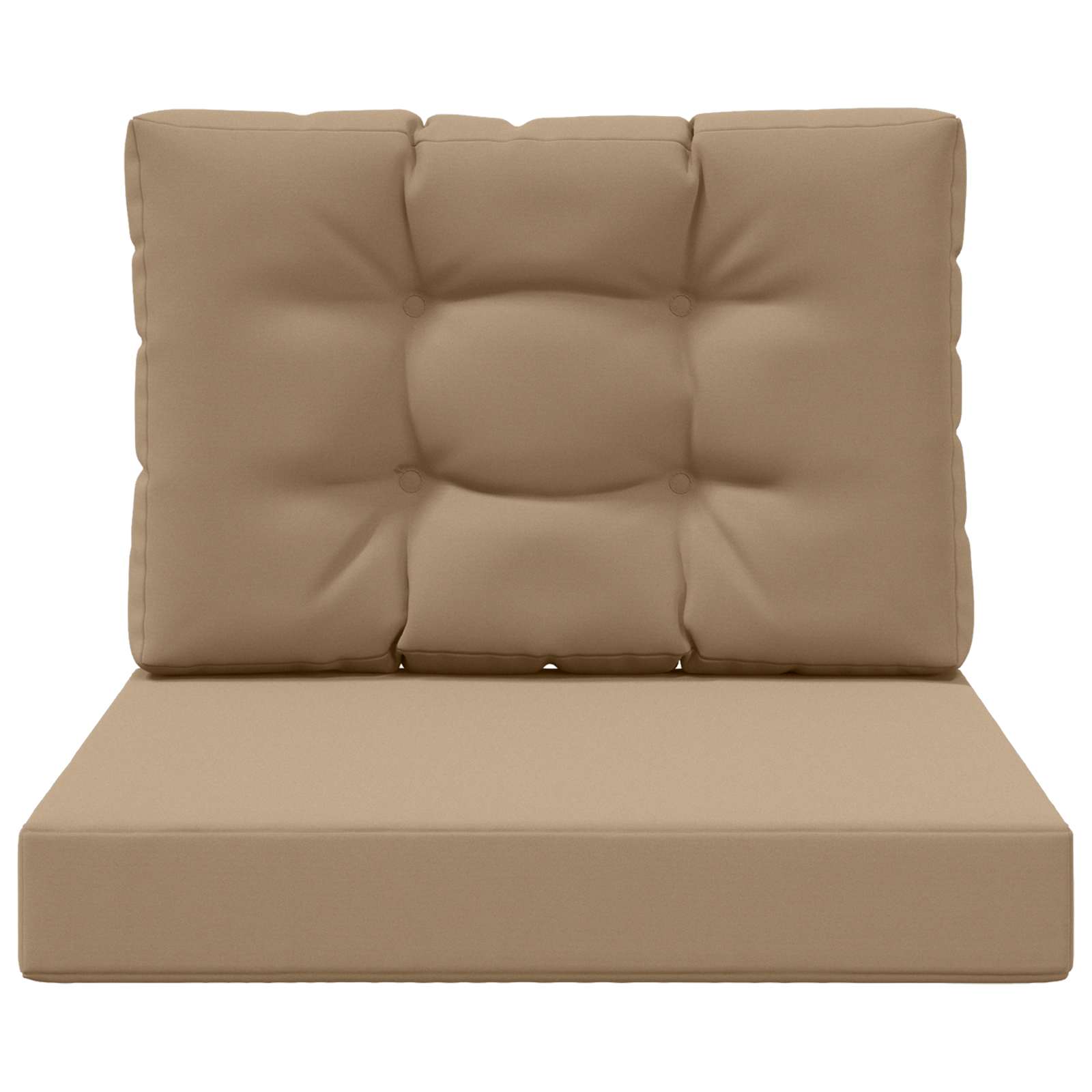 Buiten bankkussen 2 pcs Taupe Polyester is nu te koop bij PeponiXL, paradijselijk wonen!