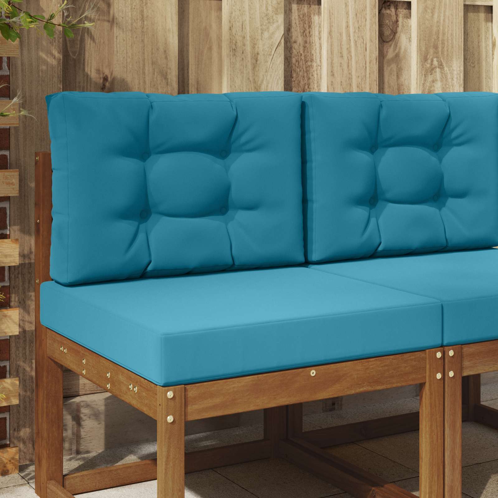 Buiten bankkussen 2 pcs Koninklijk Blauw Polyester is nu te koop bij PeponiXL, paradijselijk wonen!