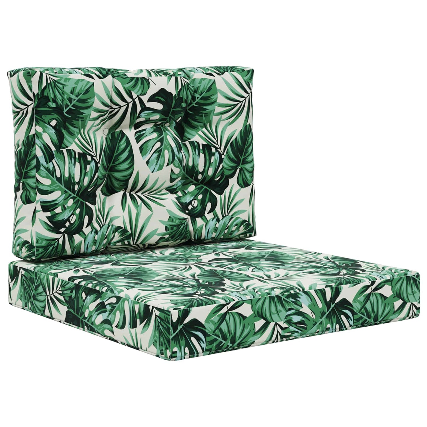 Buiten bankkussen 2 pcs Bladpatroon Polyester is nu te koop bij PeponiXL, paradijselijk wonen!