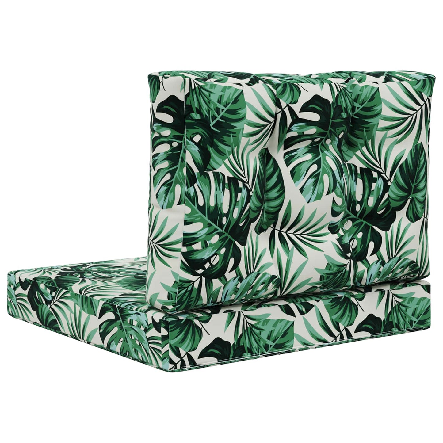 Buiten bankkussen 2 pcs Bladpatroon Polyester is nu te koop bij PeponiXL, paradijselijk wonen!