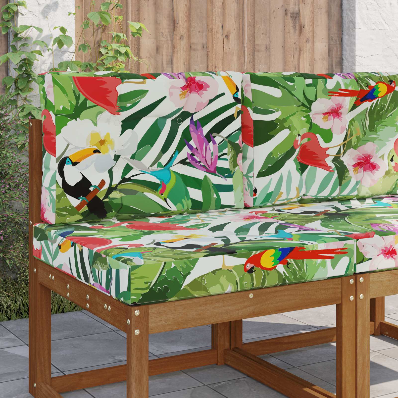 Buiten bankkussen 2 pcs kleurrijk Polyester is nu te koop bij PeponiXL, paradijselijk wonen!