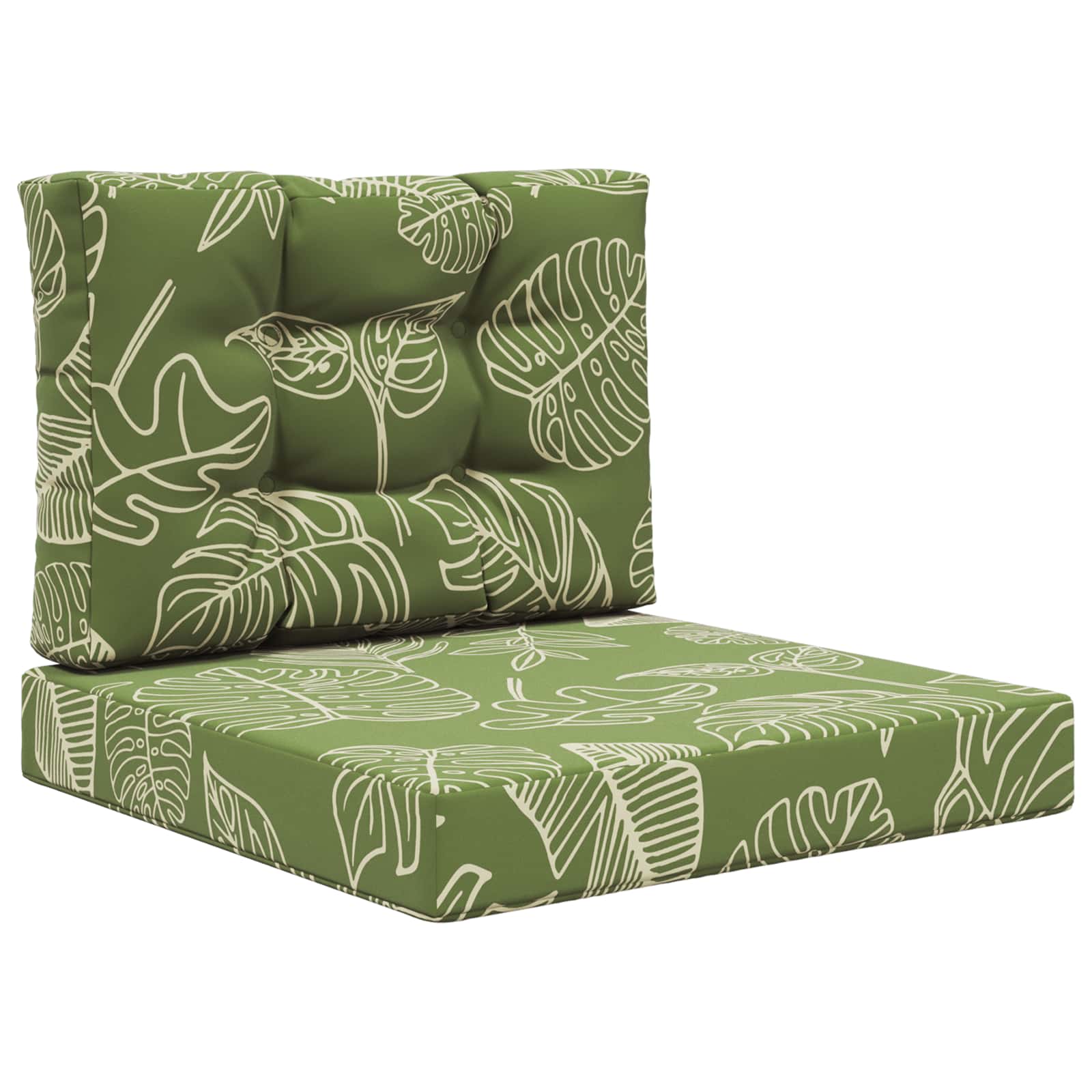 Buiten bankkussen 2 pcs Bladontwerp Polyester is nu te koop bij PeponiXL, paradijselijk wonen!