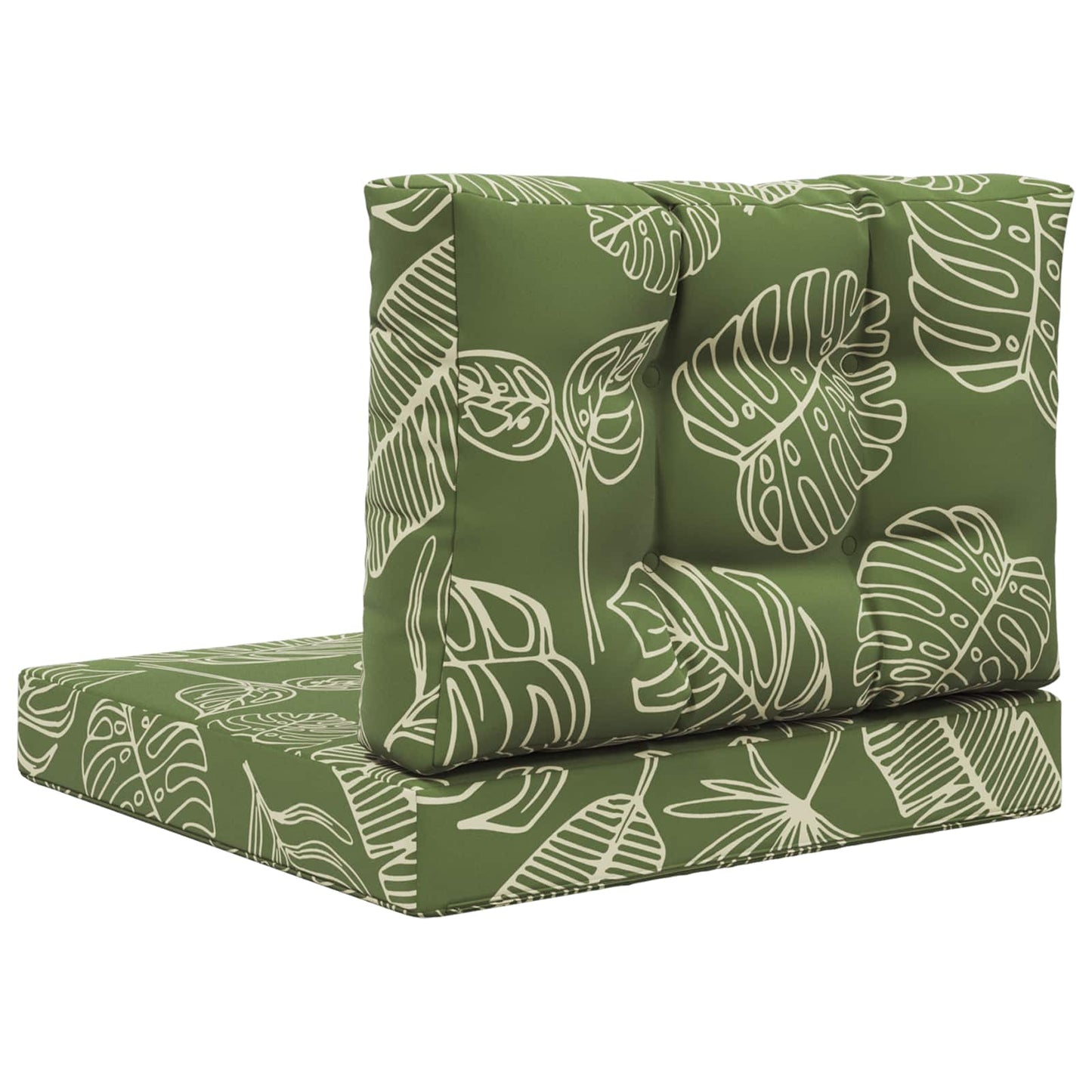 Buiten bankkussen 2 pcs Bladontwerp Polyester is nu te koop bij PeponiXL, paradijselijk wonen!