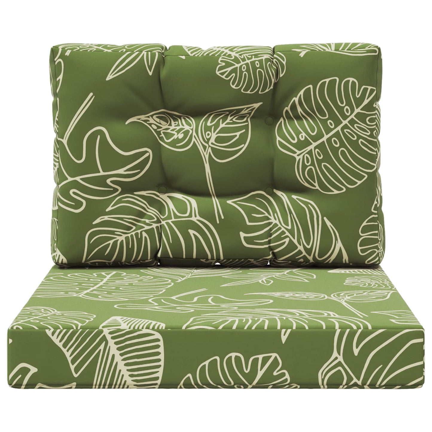 Buiten bankkussen 2 pcs Bladontwerp Polyester is nu te koop bij PeponiXL, paradijselijk wonen!