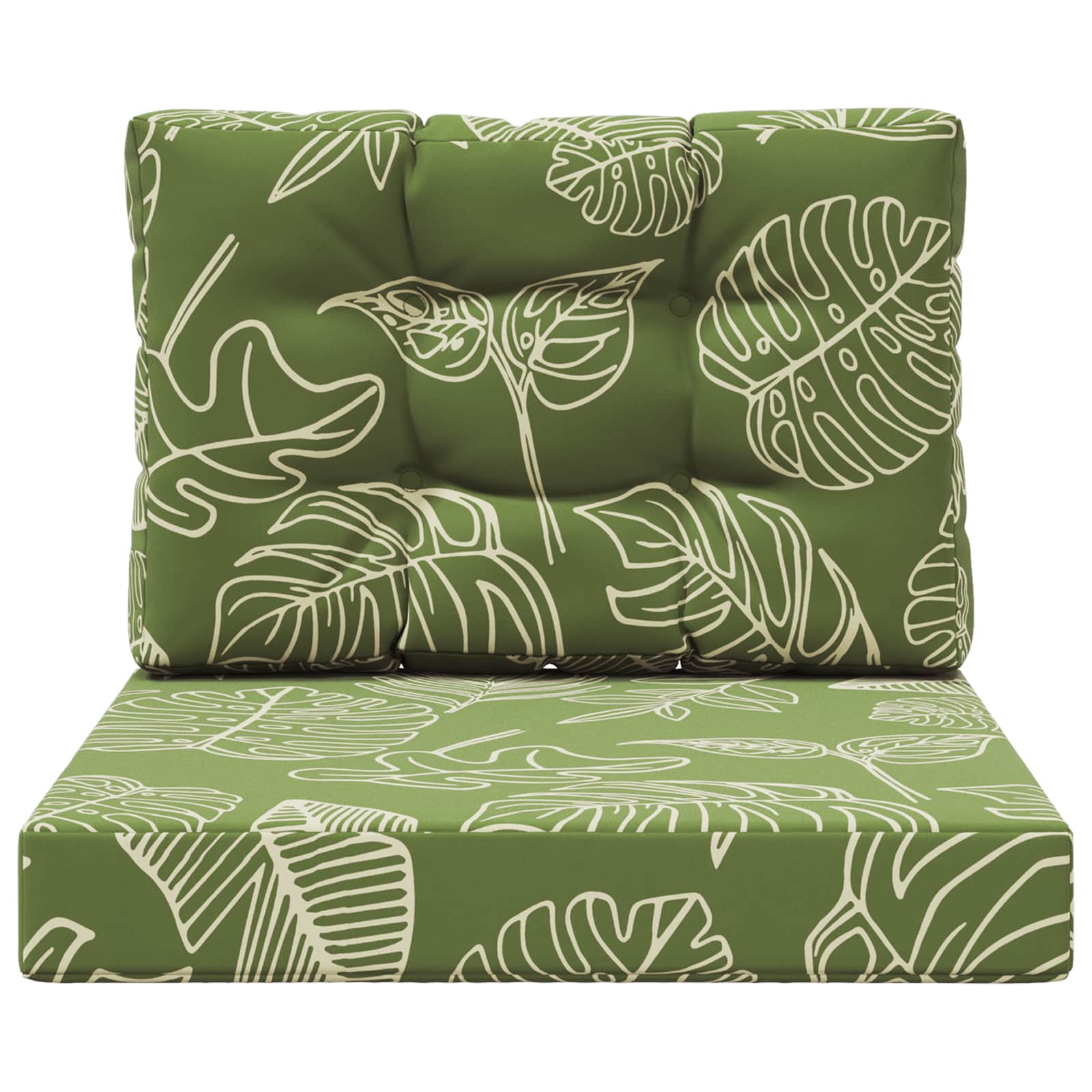 Buiten bankkussen 2 pcs Bladontwerp Polyester is nu te koop bij PeponiXL, paradijselijk wonen!