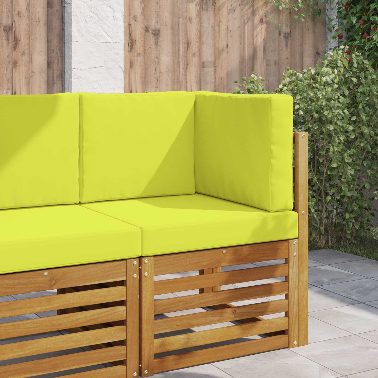 Buiten bankkussen 3 pcs Groen Polyester is nu te koop bij PeponiXL, paradijselijk wonen!