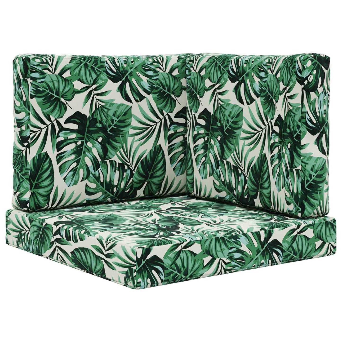 Buiten bankkussen 3 pcs Bladpatroon Polyester is nu te koop bij PeponiXL, paradijselijk wonen!