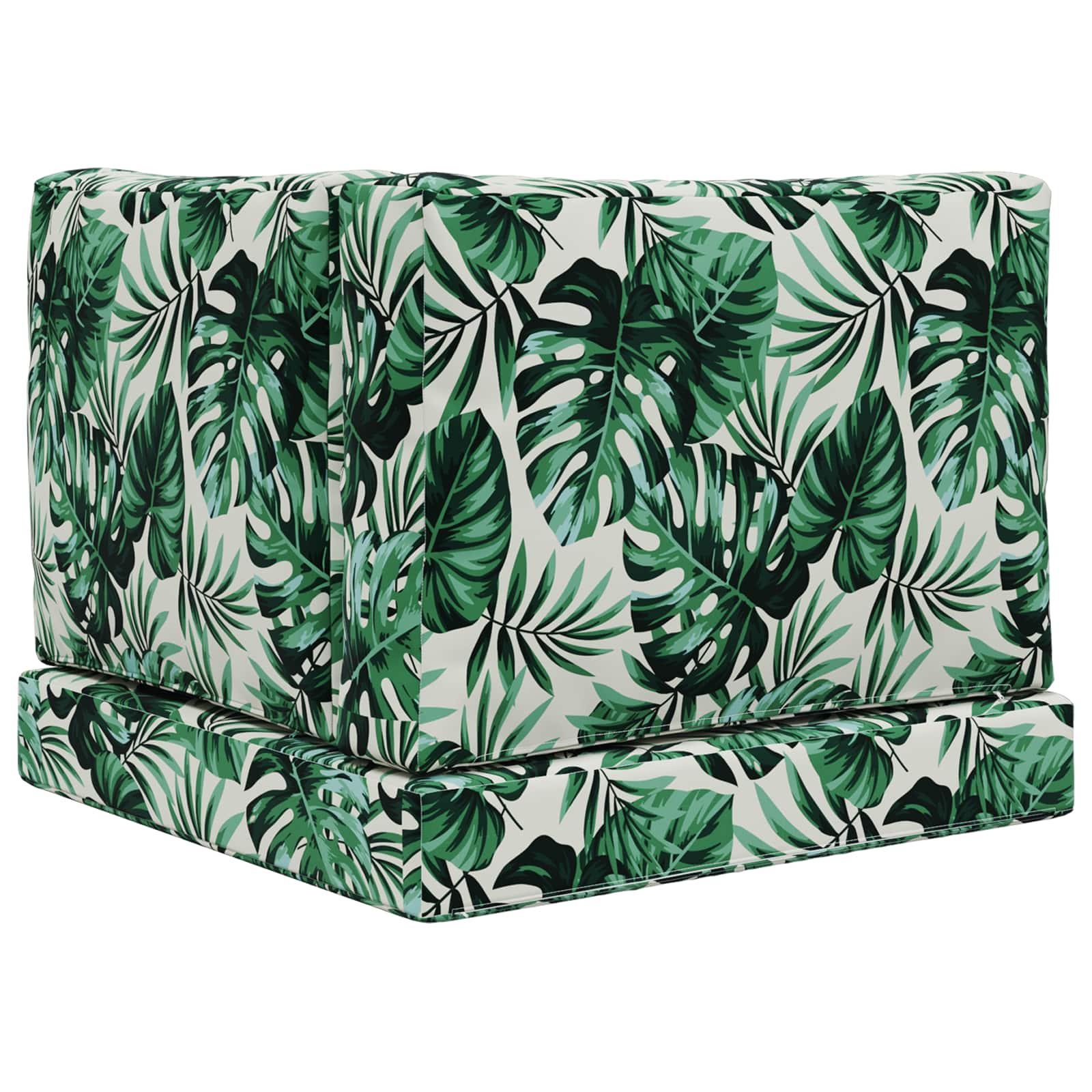 Buiten bankkussen 3 pcs Bladpatroon Polyester is nu te koop bij PeponiXL, paradijselijk wonen!