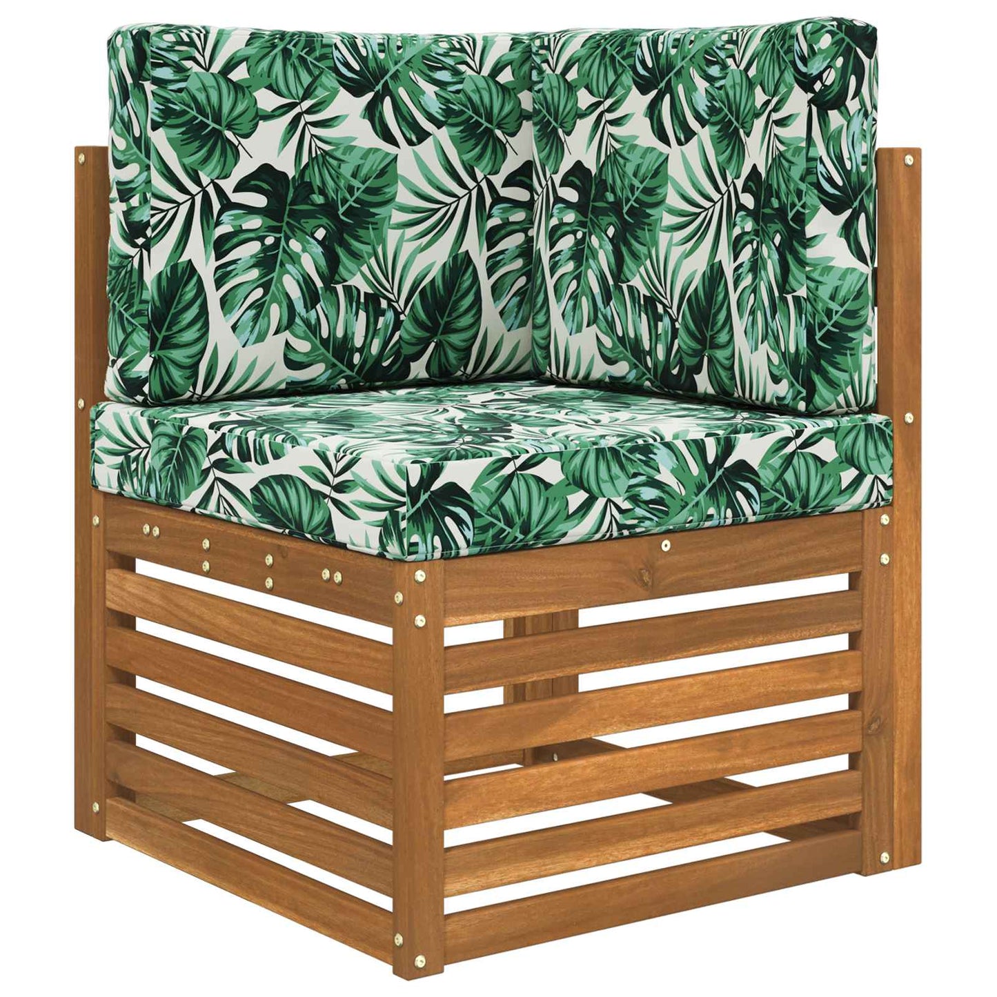Buiten bankkussen 3 pcs Bladpatroon Polyester is nu te koop bij PeponiXL, paradijselijk wonen!