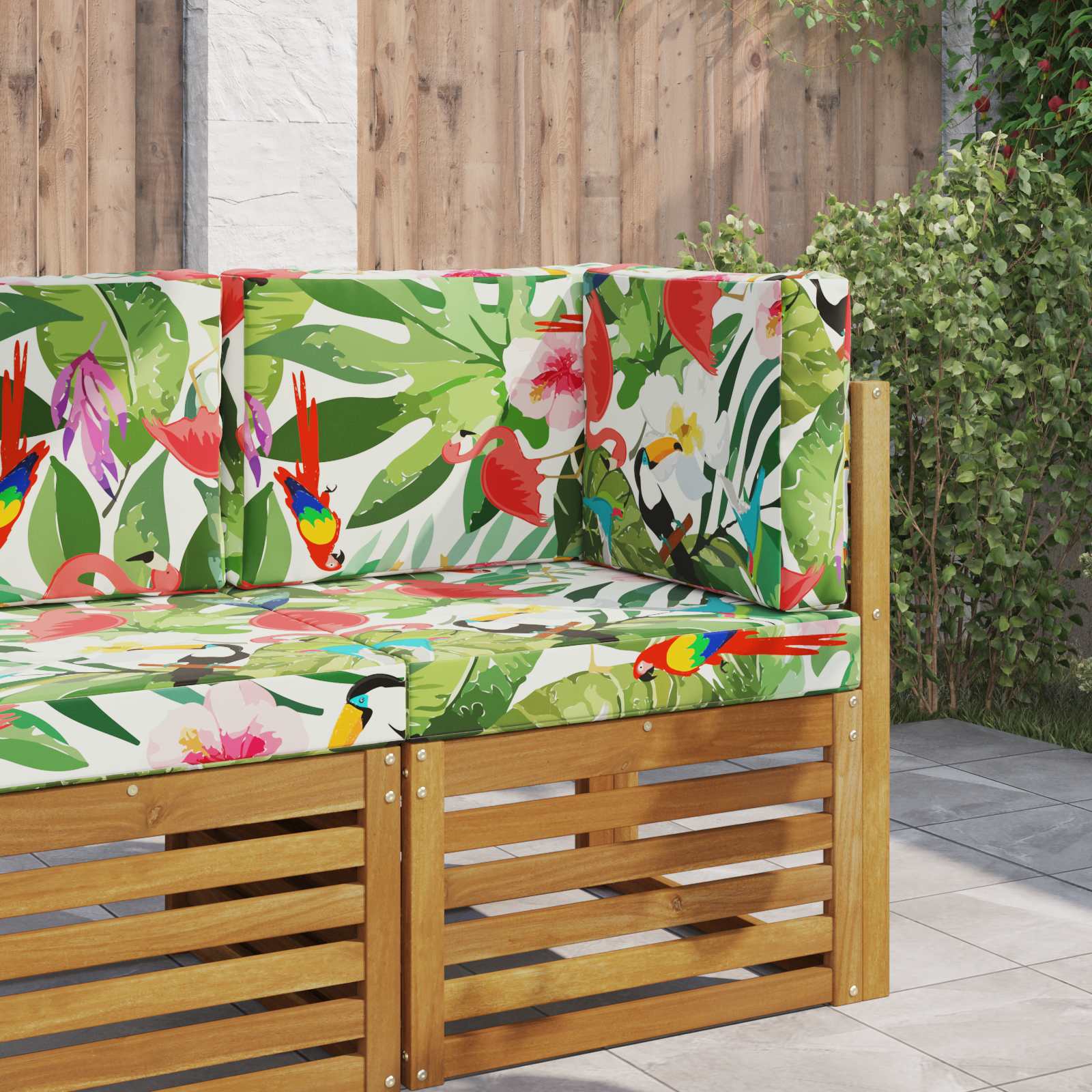 Buiten bankkussen 3 pcs kleurrijk Polyester is nu te koop bij PeponiXL, paradijselijk wonen!