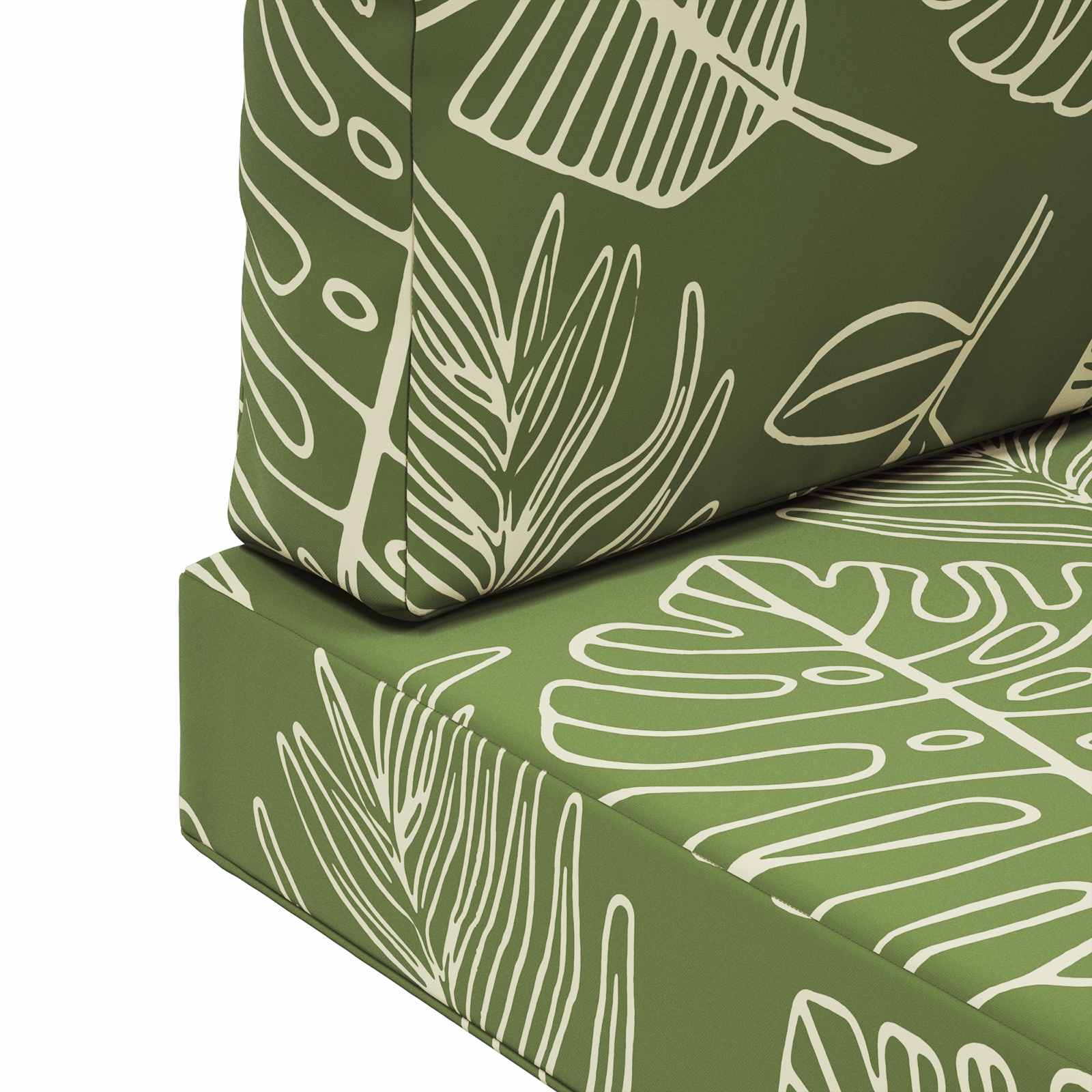 Buiten bankkussen 3 pcs Bladontwerp Polyester is nu te koop bij PeponiXL, paradijselijk wonen!