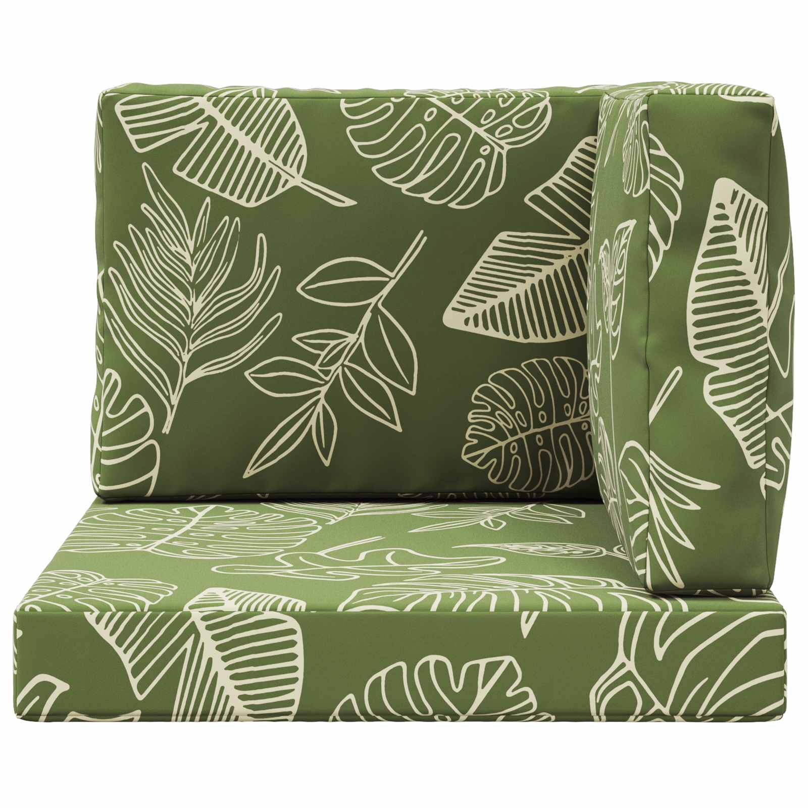 Buiten bankkussen 3 pcs Bladontwerp Polyester is nu te koop bij PeponiXL, paradijselijk wonen!