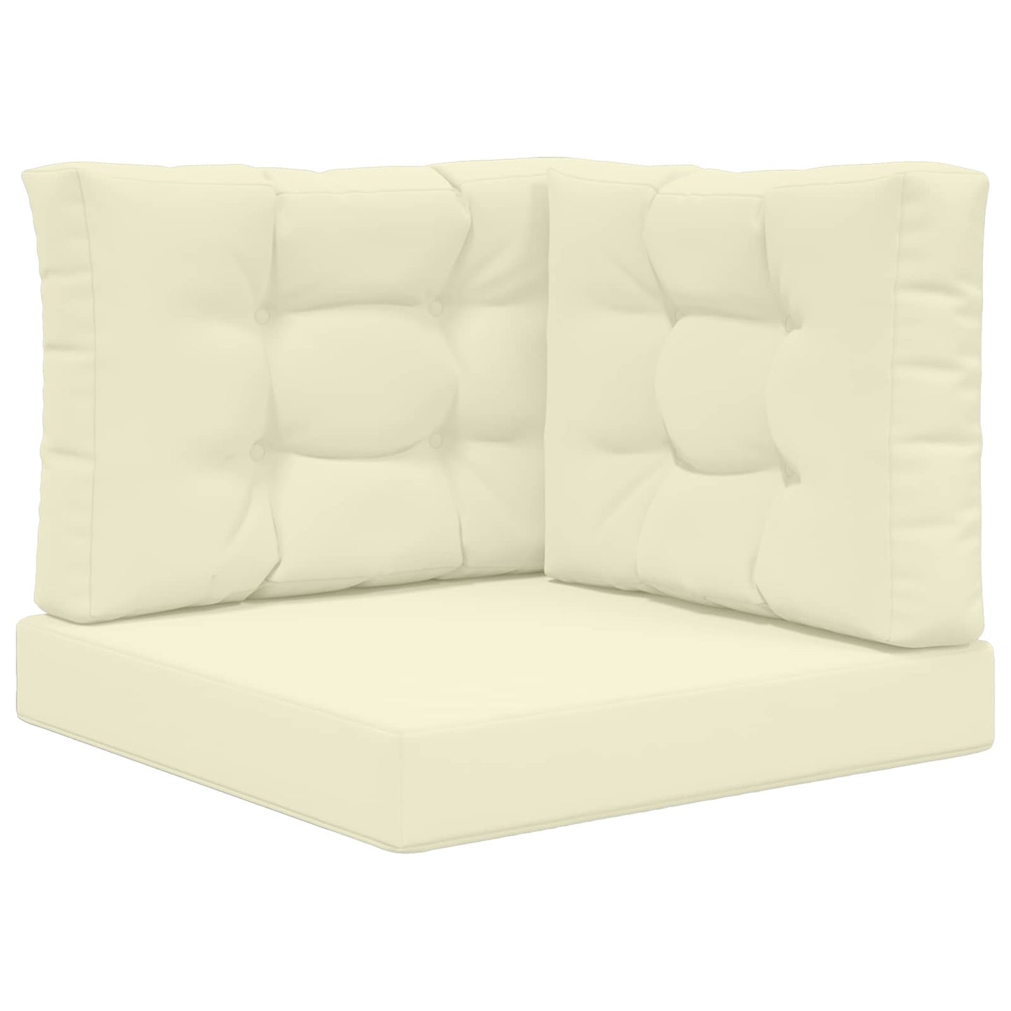 Buiten bankkussen 3 pcs Crème Polyester is nu te koop bij PeponiXL, paradijselijk wonen!