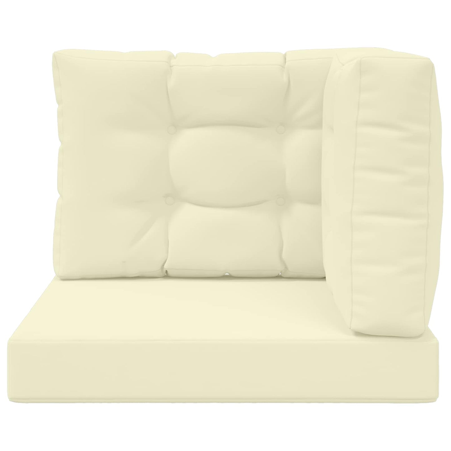 Buiten bankkussen 3 pcs Crème Polyester is nu te koop bij PeponiXL, paradijselijk wonen!