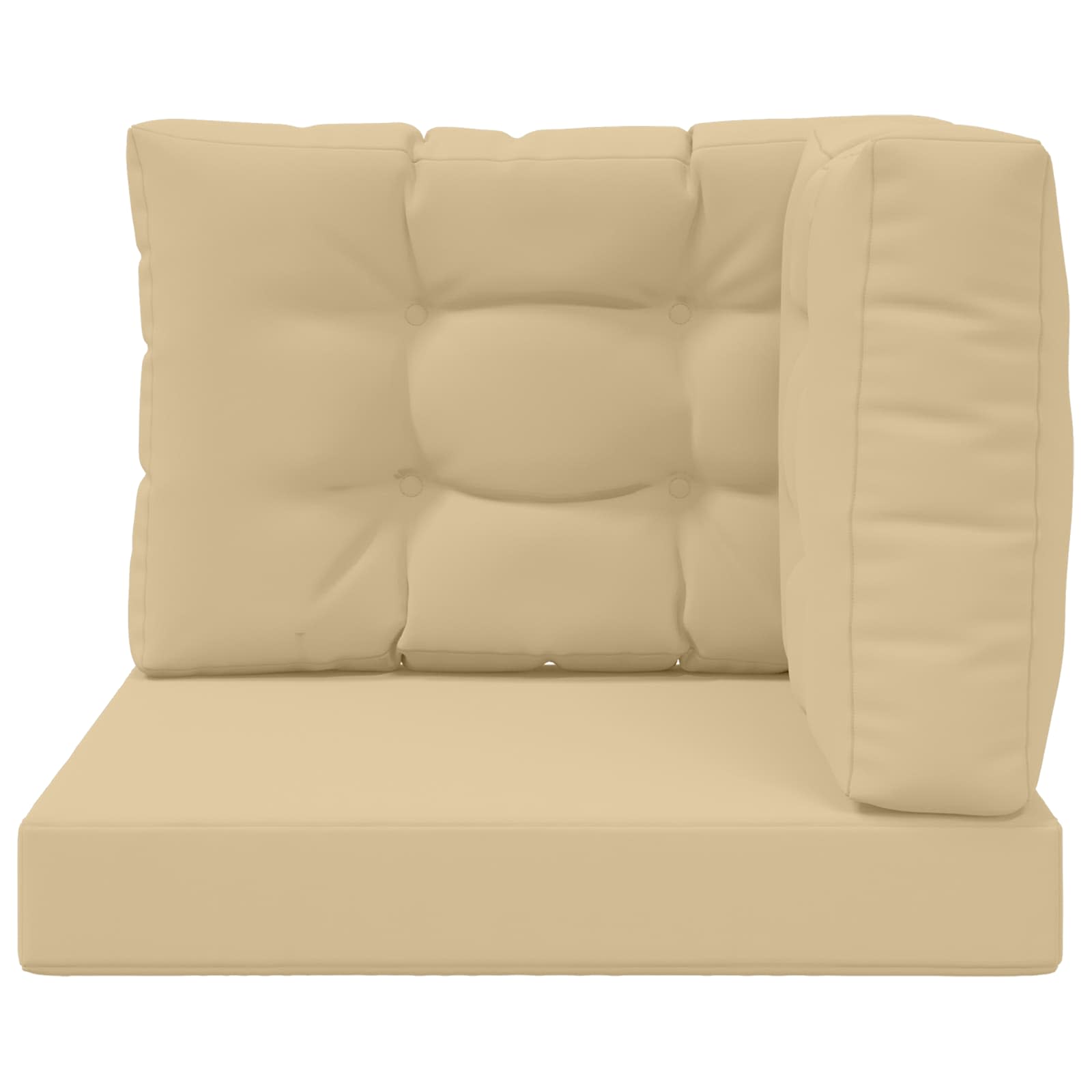 Buiten bankkussen 3 pcs Beige Polyester is nu te koop bij PeponiXL, paradijselijk wonen!