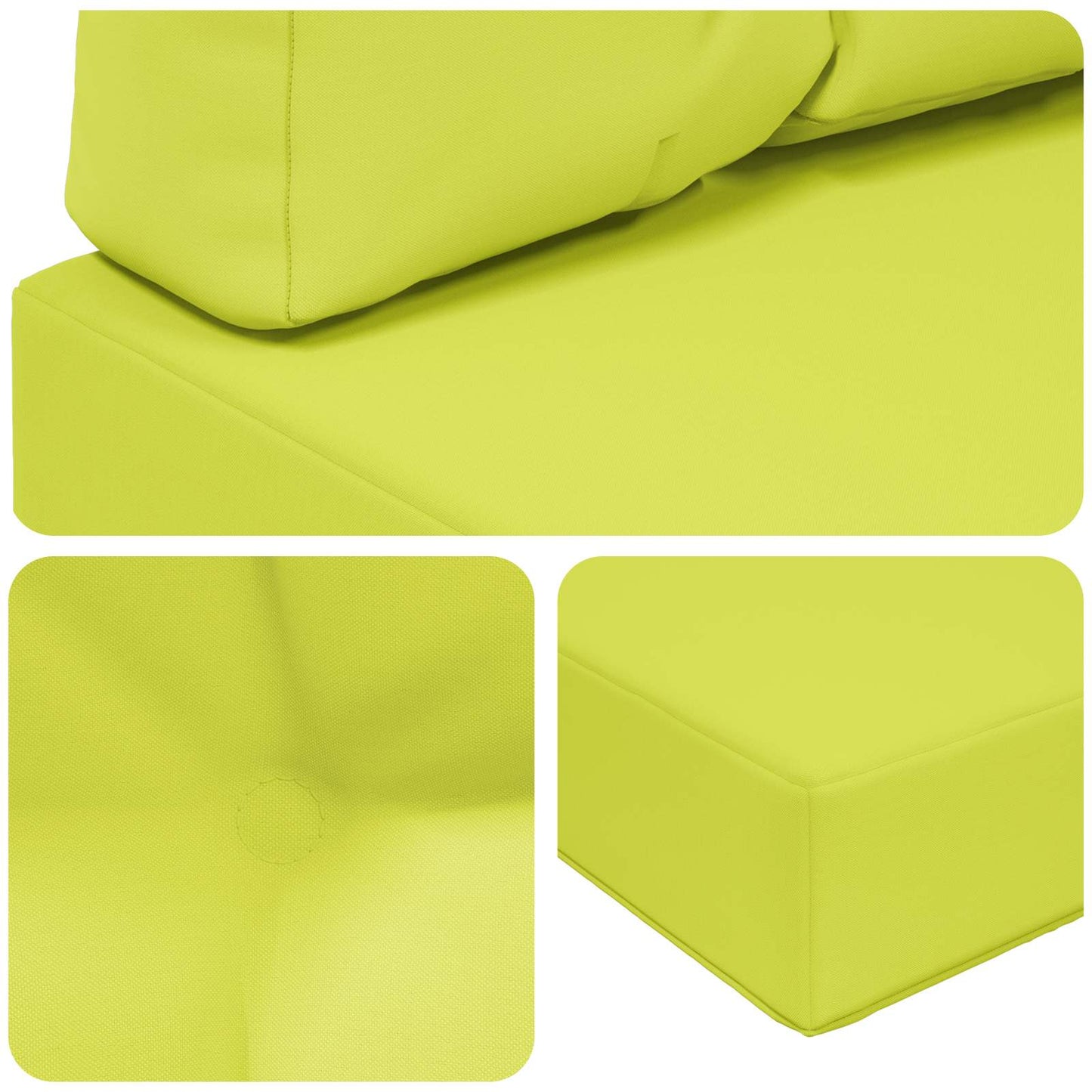 Buiten bankkussen 3 pcs Groen Polyester is nu te koop bij PeponiXL, paradijselijk wonen!