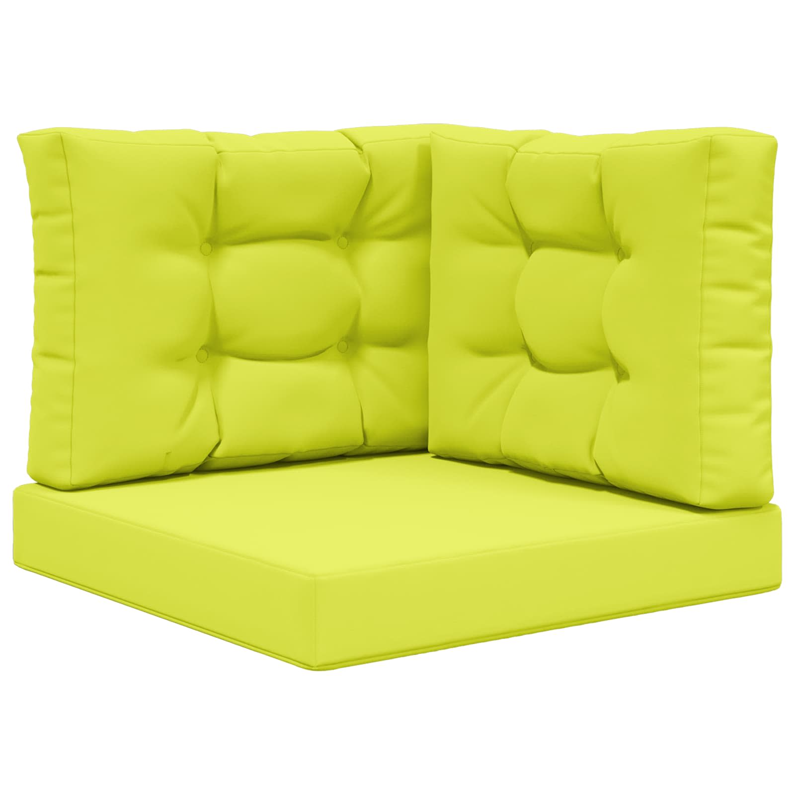 Buiten bankkussen 3 pcs Groen Polyester is nu te koop bij PeponiXL, paradijselijk wonen!
