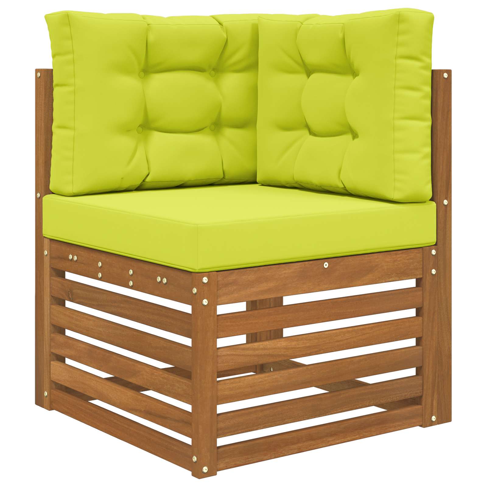 Buiten bankkussen 3 pcs Groen Polyester is nu te koop bij PeponiXL, paradijselijk wonen!